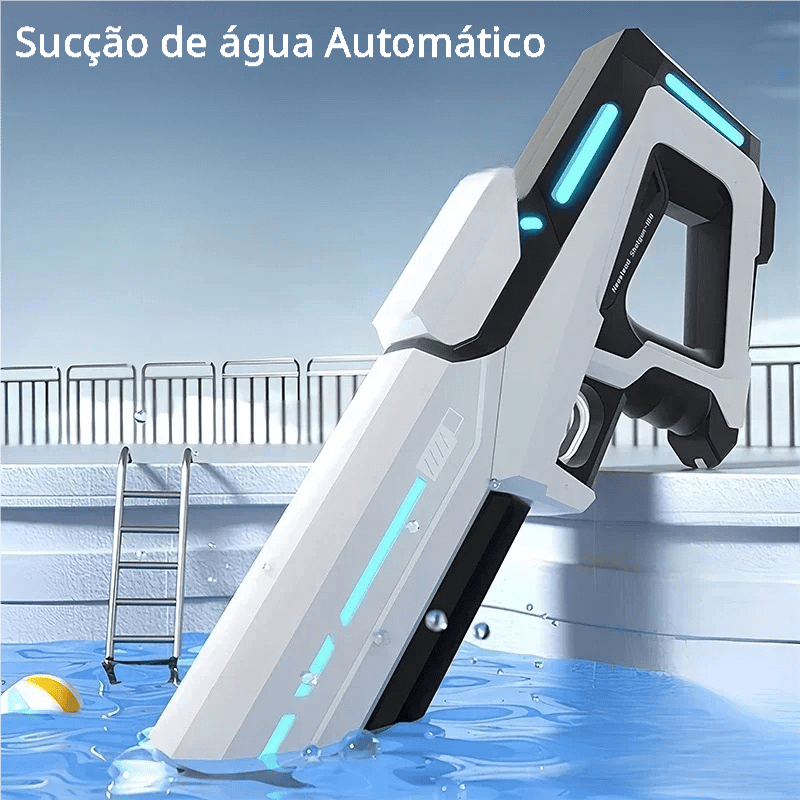 Pistola de Água Elétrica com Sucção Automática AquaBlast Pro: para Ação Ininterrupta - My Store