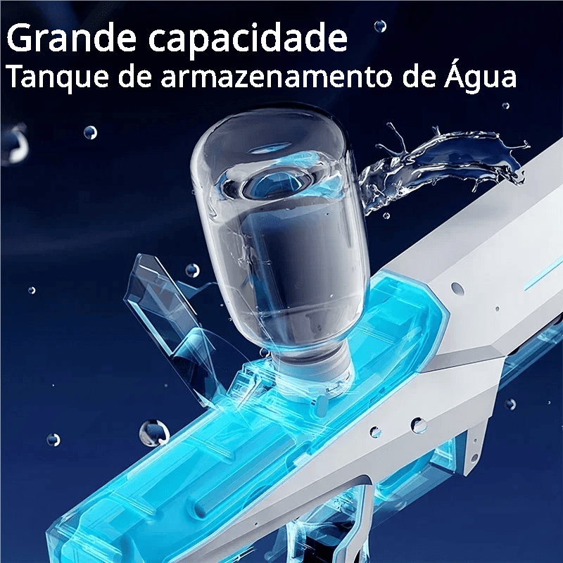 Pistola de Água Elétrica com Sucção Automática AquaBlast Pro: para Ação Ininterrupta - My Store