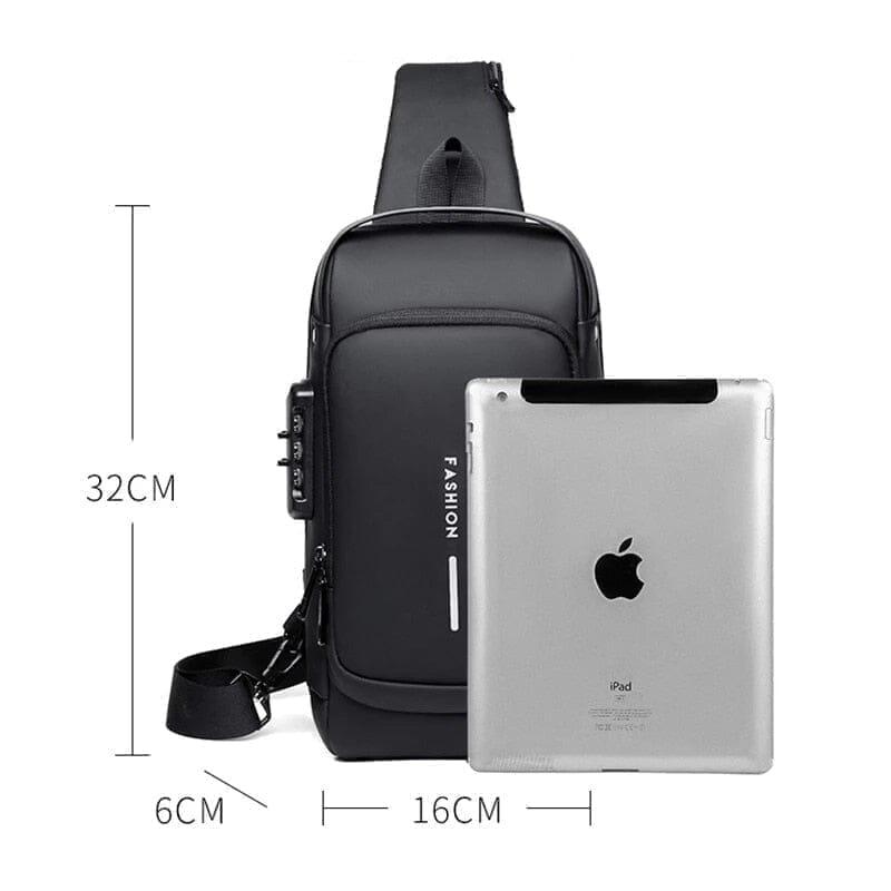 Mochila Anti-Furto com Senha USB Slim Bag - My Store