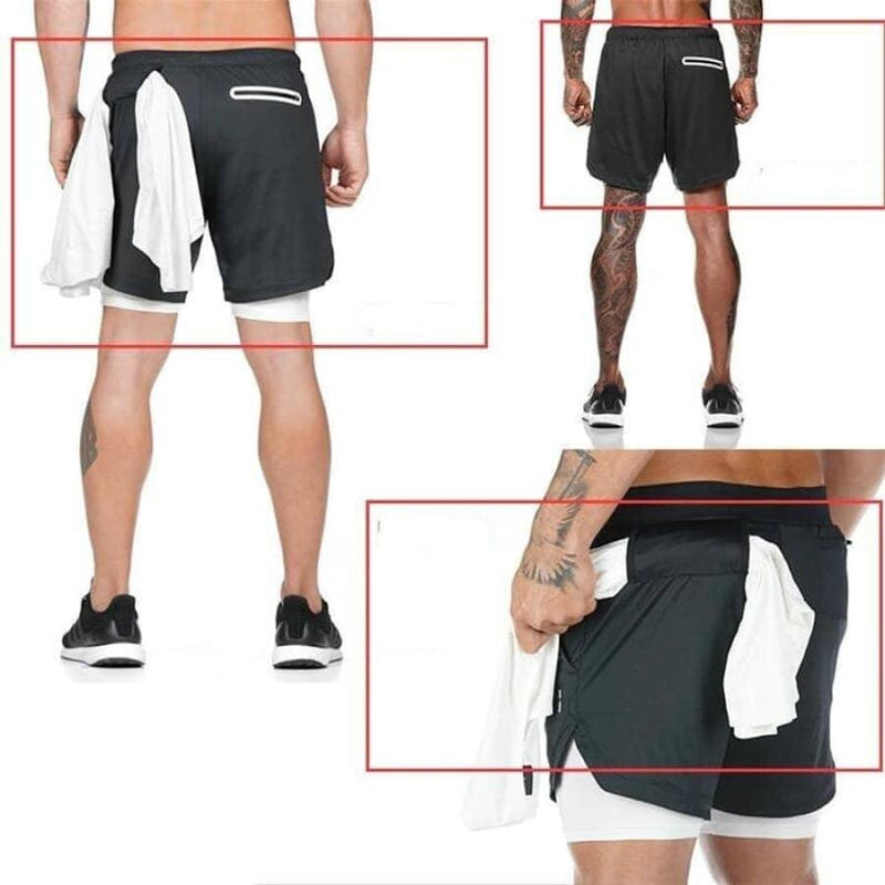 Shorts Para Treino 2 em 1 Esporte Air Effect - My Store