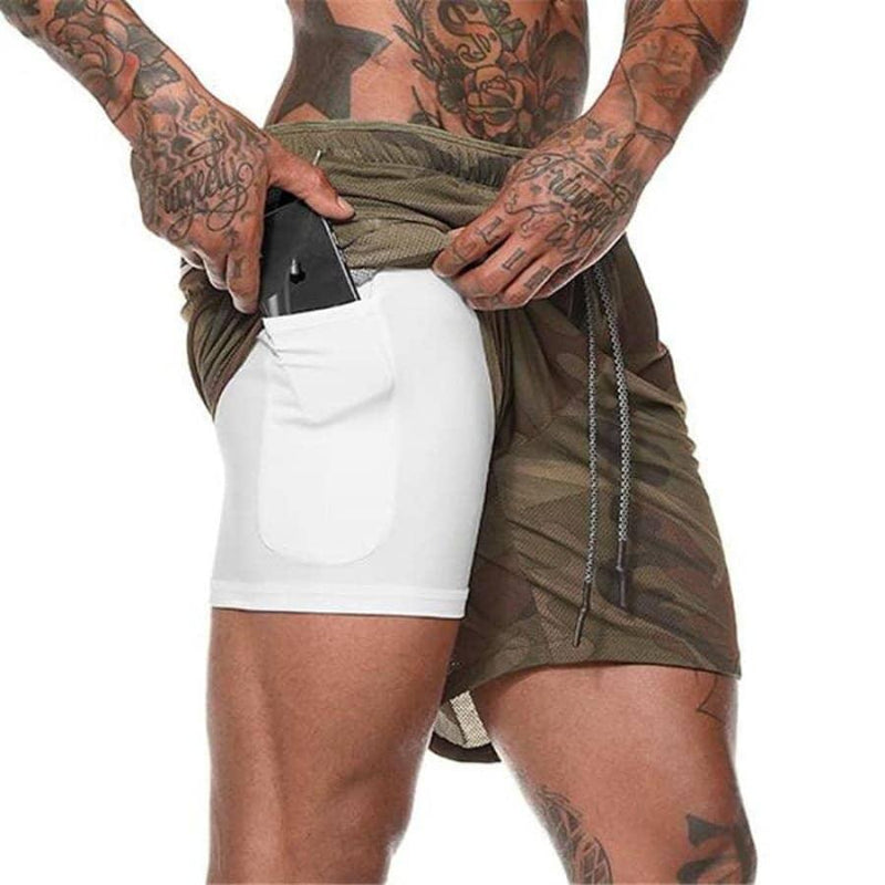 Shorts Para Treino 2 em 1 Esporte Air Effect - My Store