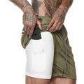 Shorts Para Treino 2 em 1 Esporte Air Effect - My Store